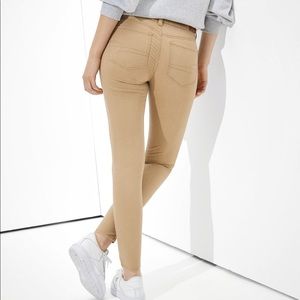 American Eagle khaki jeggings